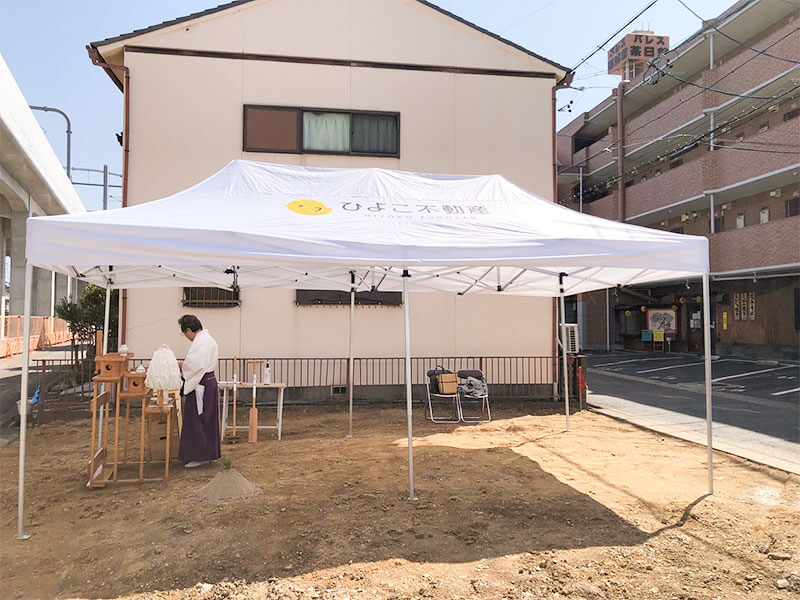 新築工事　地鎮祭です！