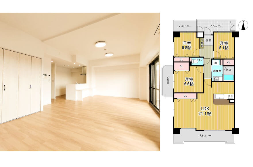 フルリノベマンション特集第1弾! 尾張旭市 西中学...